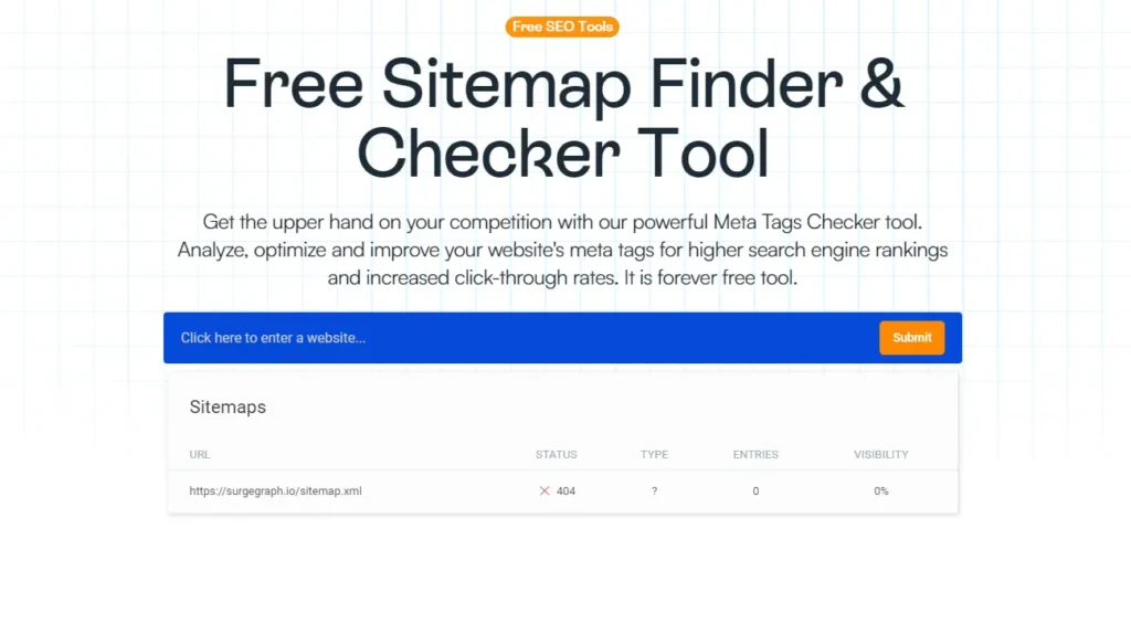 Online Tools for Finding Sitemaps